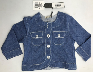 One Off Joblot of 5 JO Milano Kids Blue Chest Pocket Button-Through Top