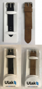 Wholesale Joblot of 30 Ulak Cases Faux-Leather Watch Straps Brown & Black