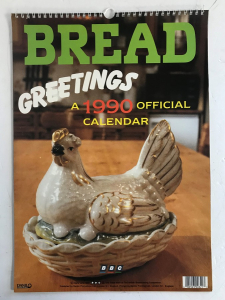 Wholesale Joblot of 10 Greetings from Bread 1990 Official Calendar Vintage