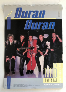 Wholesale Joblot of 14 Duran Duran Copyright Approved 1986 Calendar - Vintage