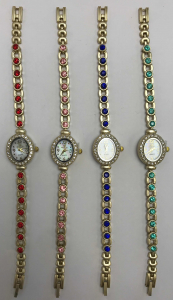 Wholesale Joblot of 10 Rinnady Metal Link Strap Watches Four Colours