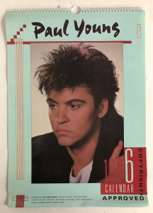 Wholesale Joblot of 10 Paul Young 1986 Copyright Approved Calendar - Vintage