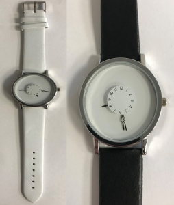 Wholesale Joblot of 10 Unisex Central Dial Watches in White & Black