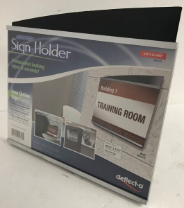 Wholesale Joblot of 10 Deflecto Interior Image Sign Holder Anti-Glare