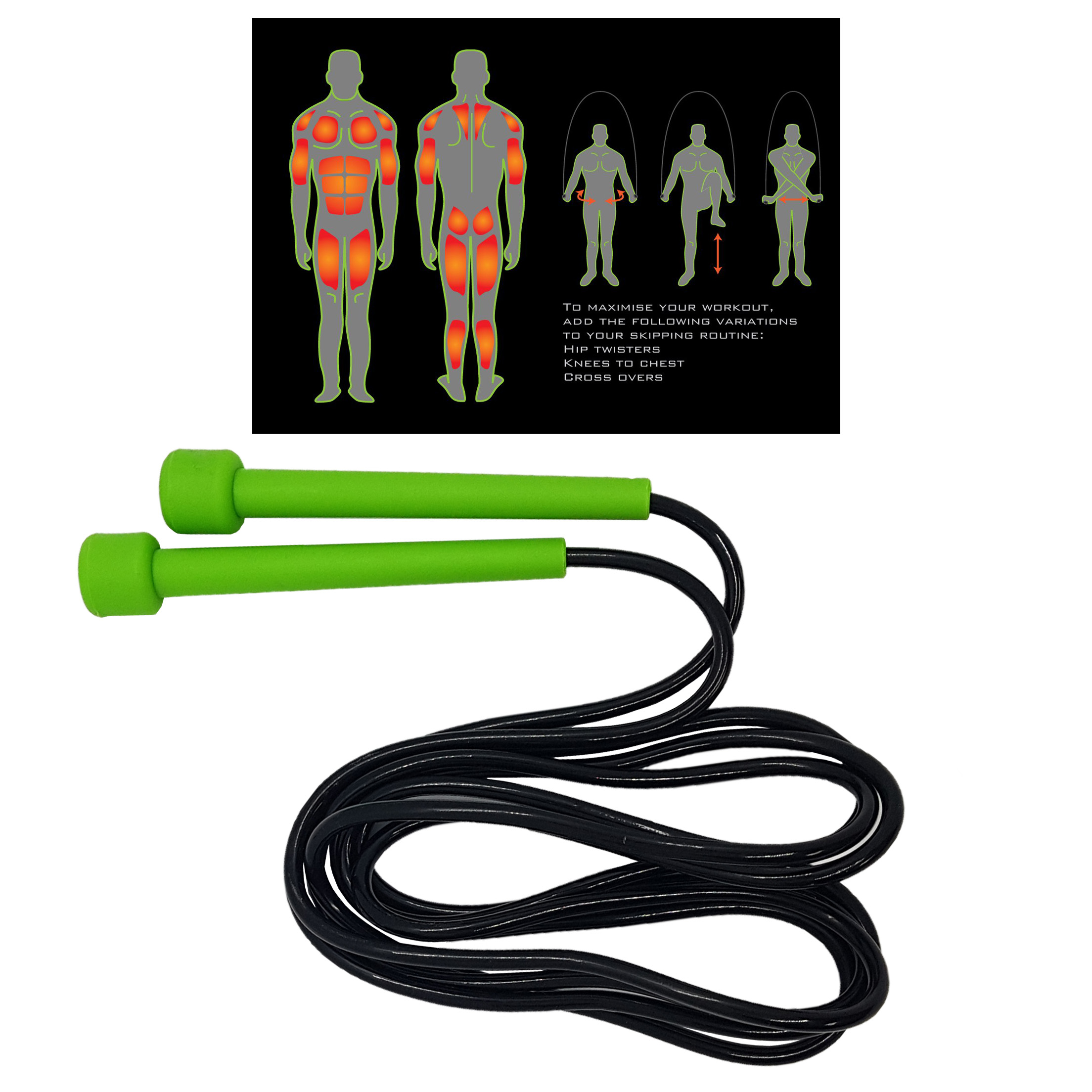 10 x Speed Skipping Rope Phoenix Fitness Gym Workout Equipment UK SELLER / RY917