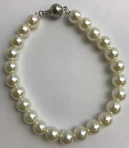 Wholesale Joblot Of 10 Ladies Faux Pearl Bracelets