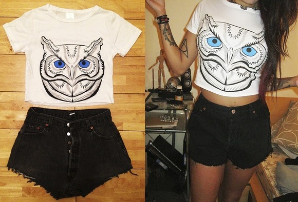 Wholesale Job lot of 100 Ladies Animal Crop Tops Womens Tiger Pug Owl Print