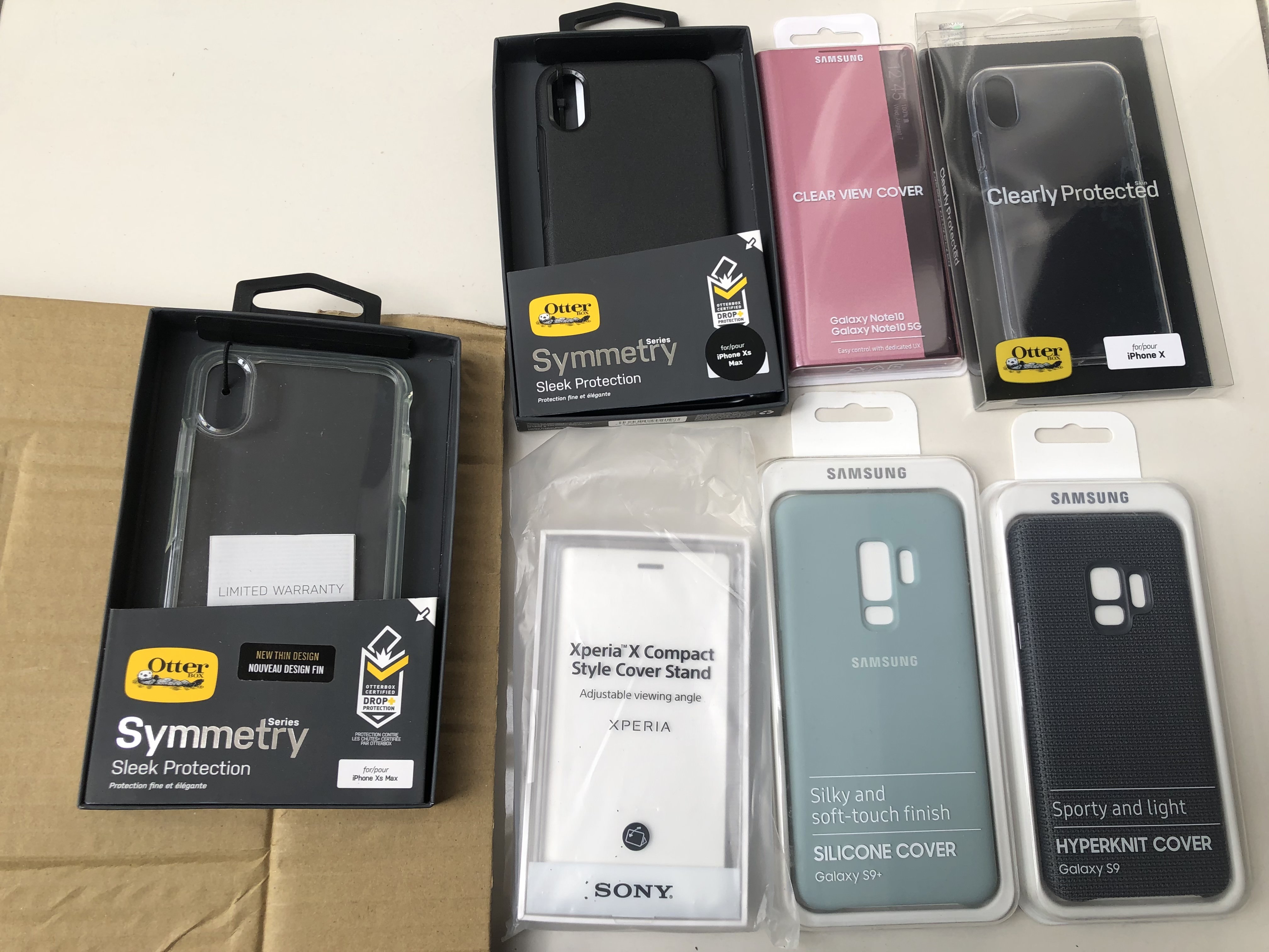 JOBLOT Clearance 73 x Genuine Samsung/Otterbox/Sony Mobile Phone Cases-Retail Packaged