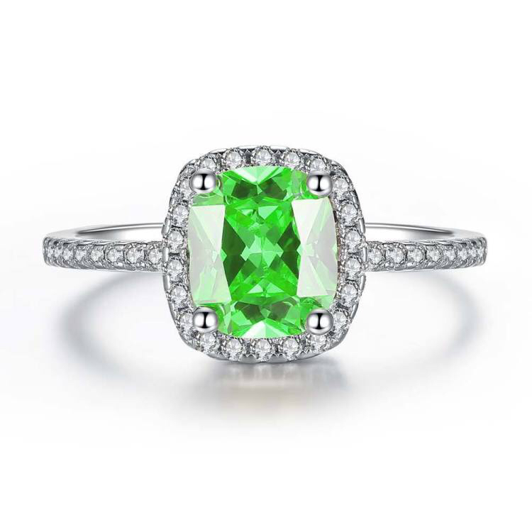 20 x Emerald Green Crystal Ring, 4 Sizes, 5 Rings Per Size l UK SELLER l GCJ048
