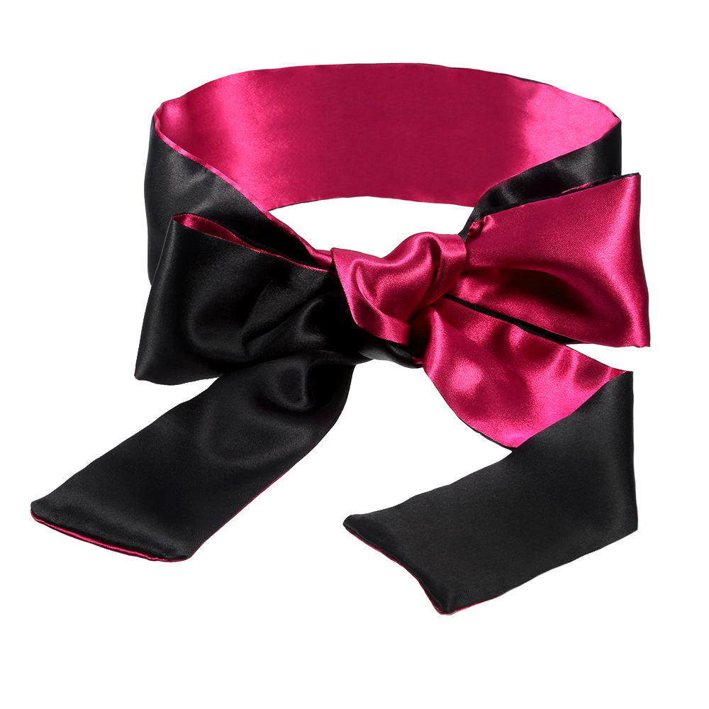 20 x Double Sided Soft Blindfold Maroon/Black l UK SELLER l GCSM008