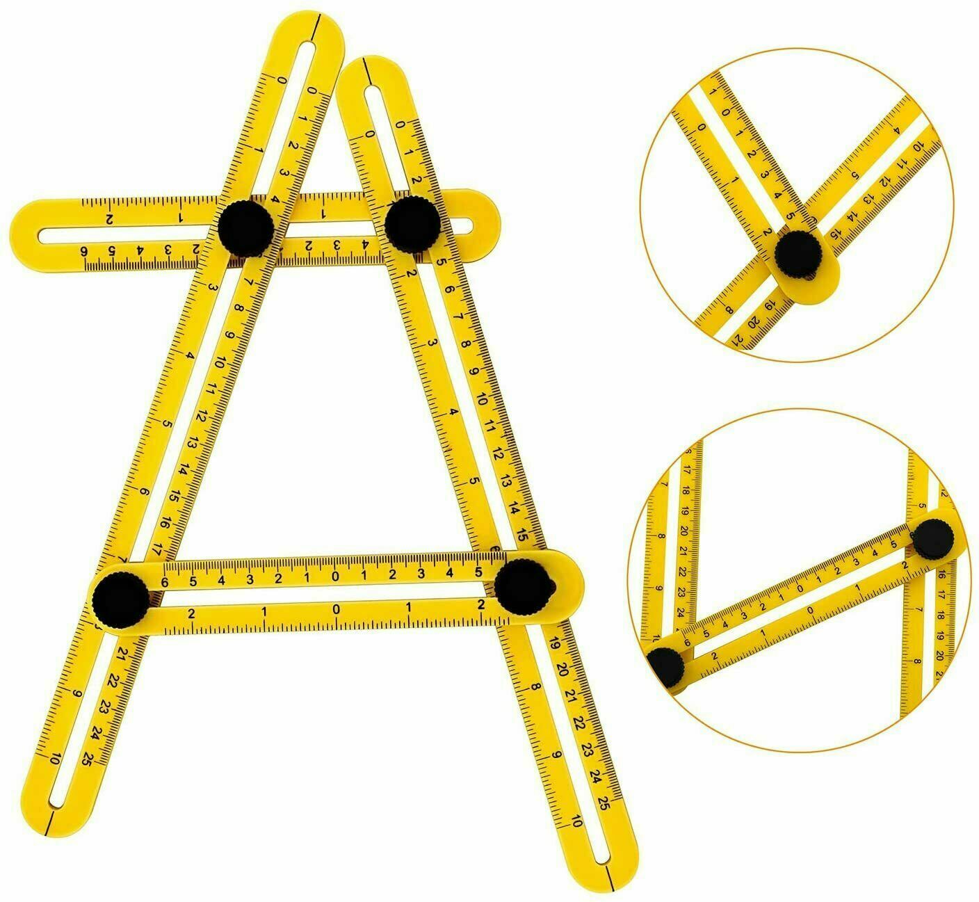10 x Amenitee Universal Angularizer Ruler-Easy Angle Ruler-Multi Angle Measuring Tools