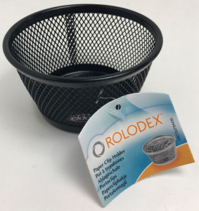 Wholesale Joblot of 96 Rolodex NG Mesh Paper Clip Holder Black