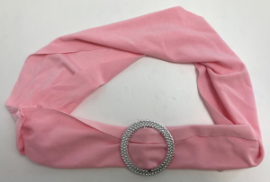 One Off Joblot of 49 Pink Fabric Belt Costume Accessory with Circle Ring Buckle