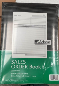 One Off Joblot of 300 Adam's UK Sales Order Books