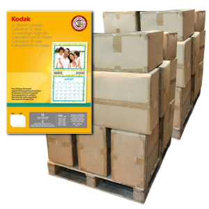 Two Pallets of 2,680 Kodak 12 Month Calendar Kit - Personalise Your Own!