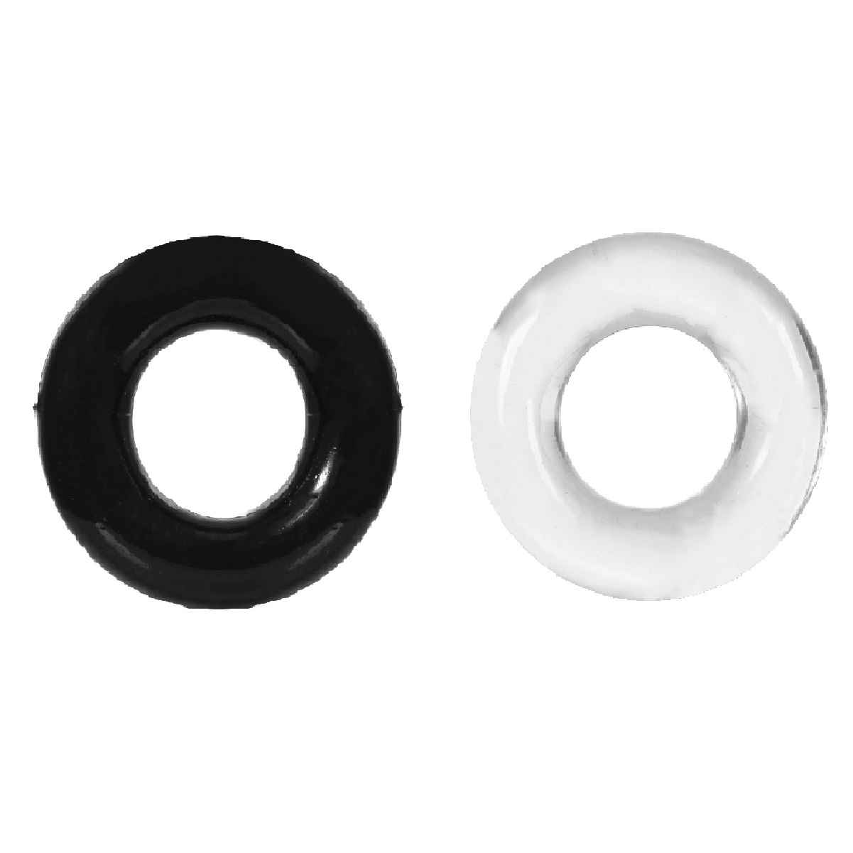 20 Cock Ring Extra Delay Durable Lock Black and Clear Colour Mixed|UK SELLER|GCAP027