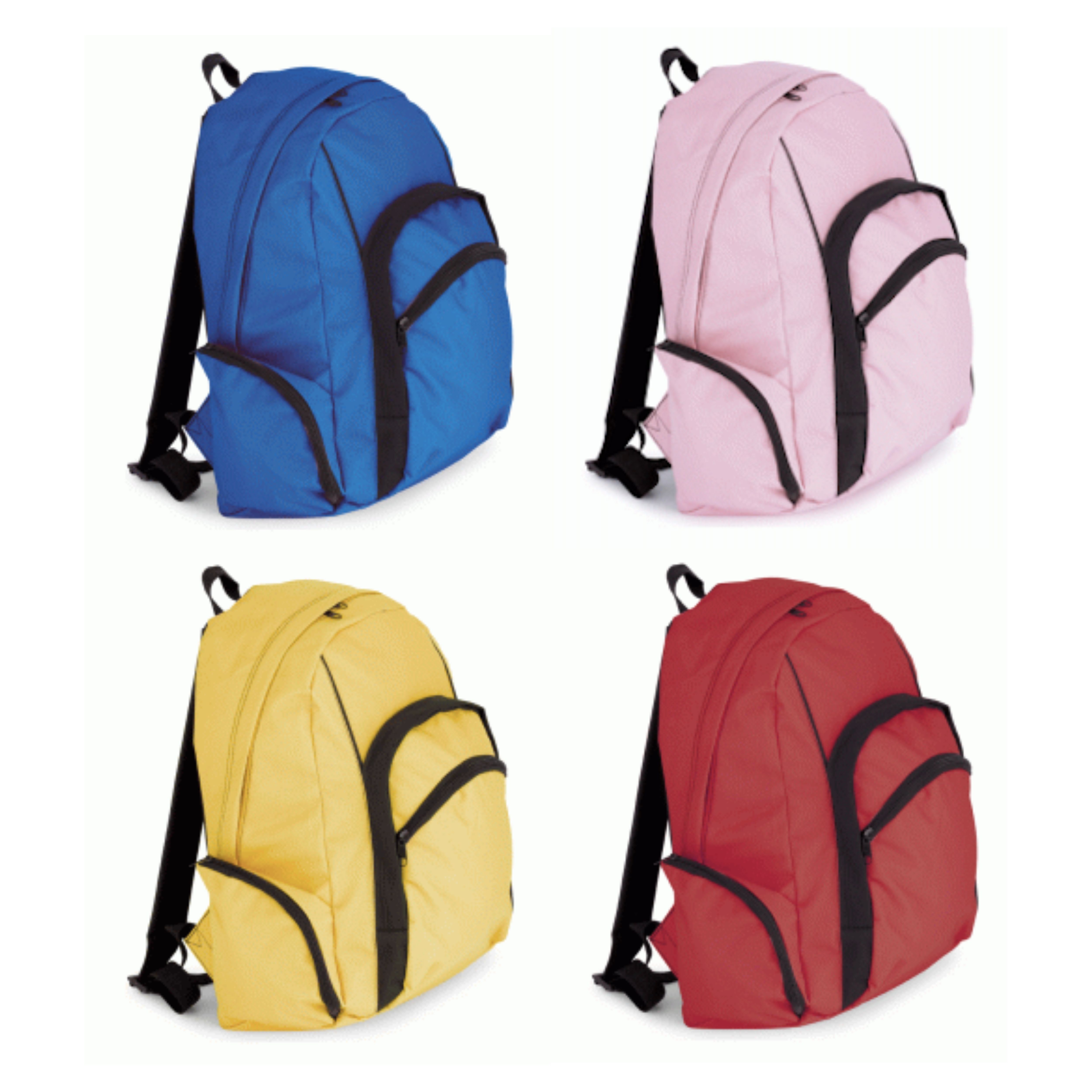 x9 Rucksack Bag Backpack for School College Travel Work Gym Assorted Colours