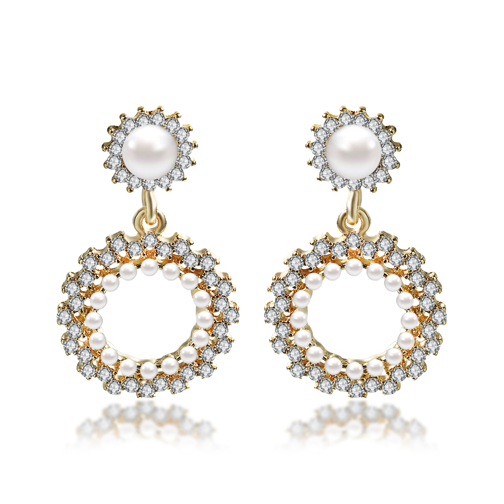 20 x Stunning Pearl and Crystal Drop Earrings | UK SELLER | GCJ134