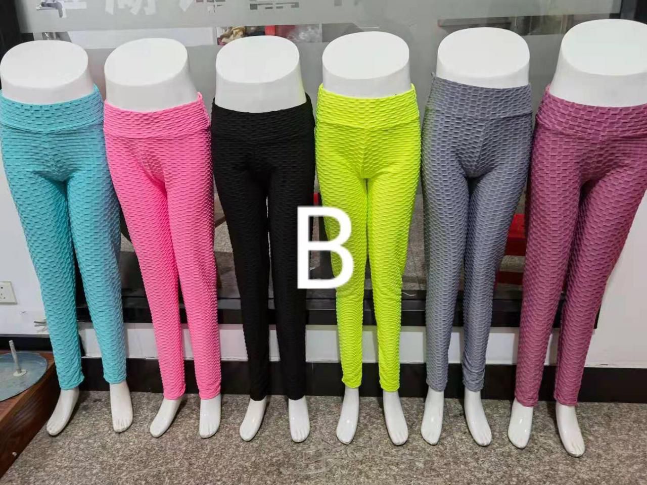 Bubble Legging Tights yoga trouser BOX B 6 Colors 2 Sizes 120 PCs