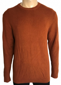 Wholesale Joblot of 30 Men's Ex-Chainstore Orange Crew Neck Jumpers