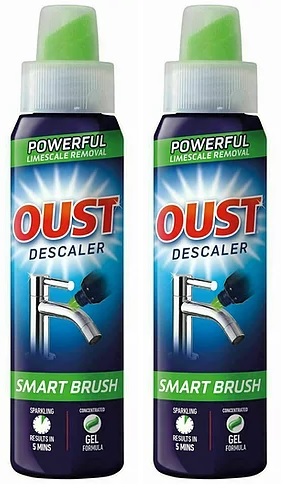 Case of Oust Descaler w/ Smart Brush Powerful Limescale Removal 300ml