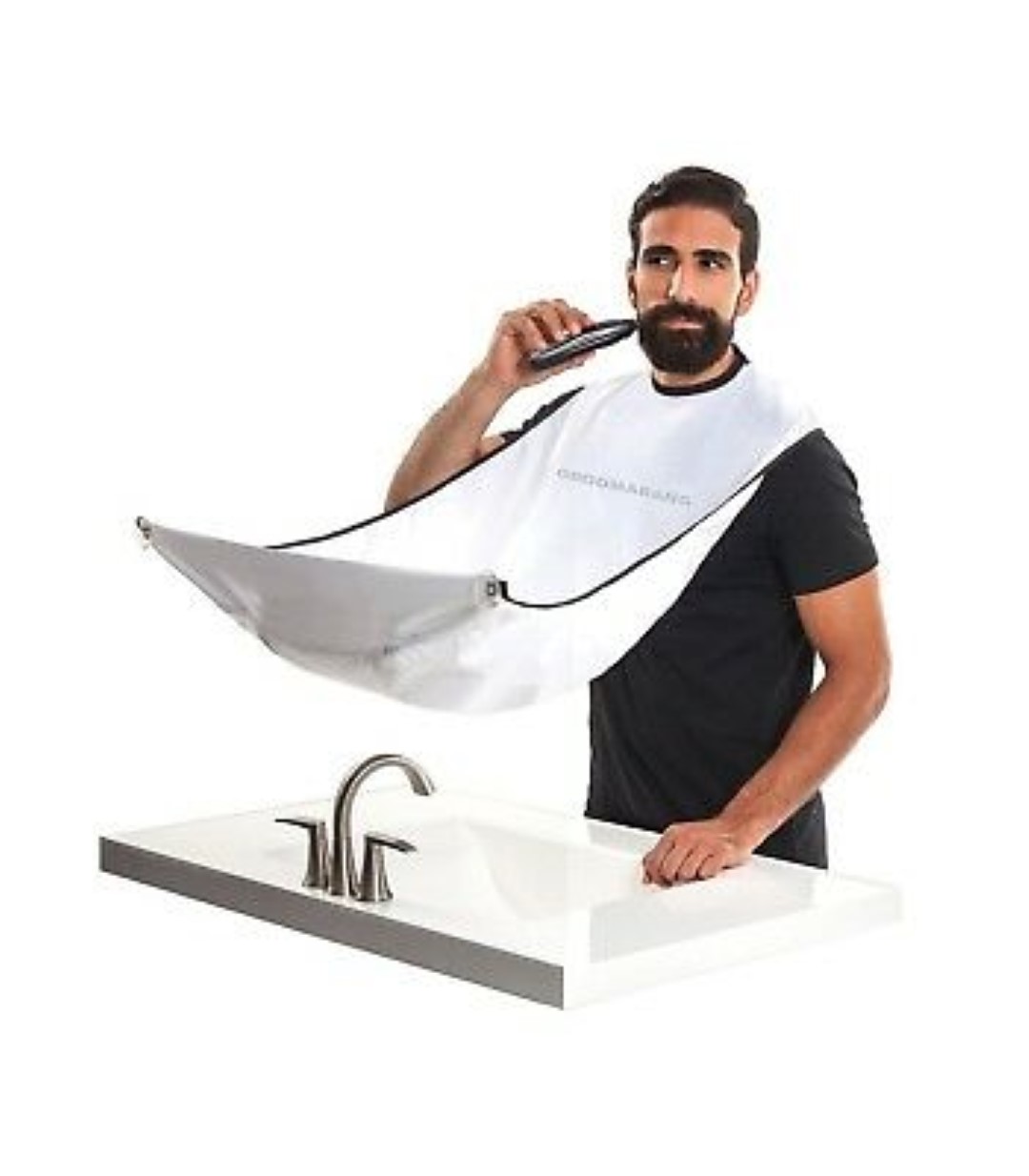 10 Groomarang Beard Hair Catcher Apron Cloak Cover Cape Cleaning Shaving Aid Best 