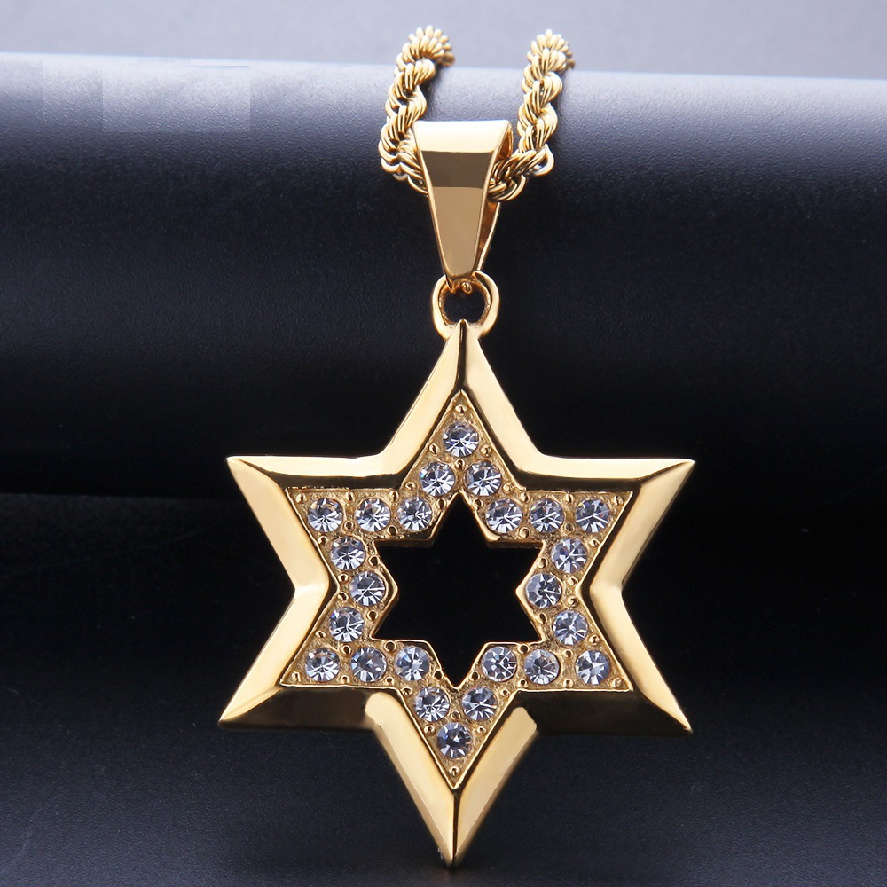 10pc STAR SHAPED PENDANT WOMENS NECKLACE | GCC097 UK SELLER