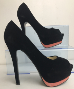 One Off Joblot of 8 KOI Couture Black Suede Heel Sizes 3-7 GT1
