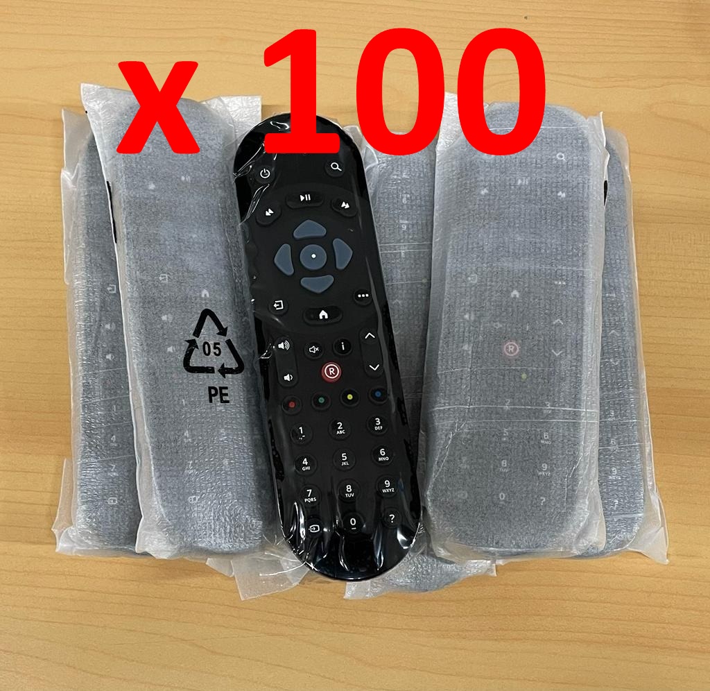 JOBLOT 100 x Replacement Infrared Remote Control Non-Voice For Sky Q