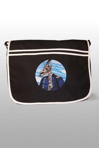 Hipster, goth, alternative messenger bag