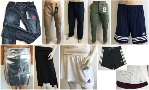 One Off Joblot of 27 Adult Defective Assorted Branded Bottoms - Adidas & More!