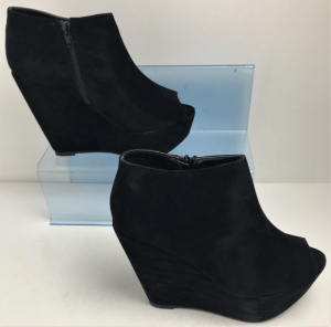 One Off Joblot of 7 KOI Couture Black Suede Wedge Heel Sizes 4-8 HW2