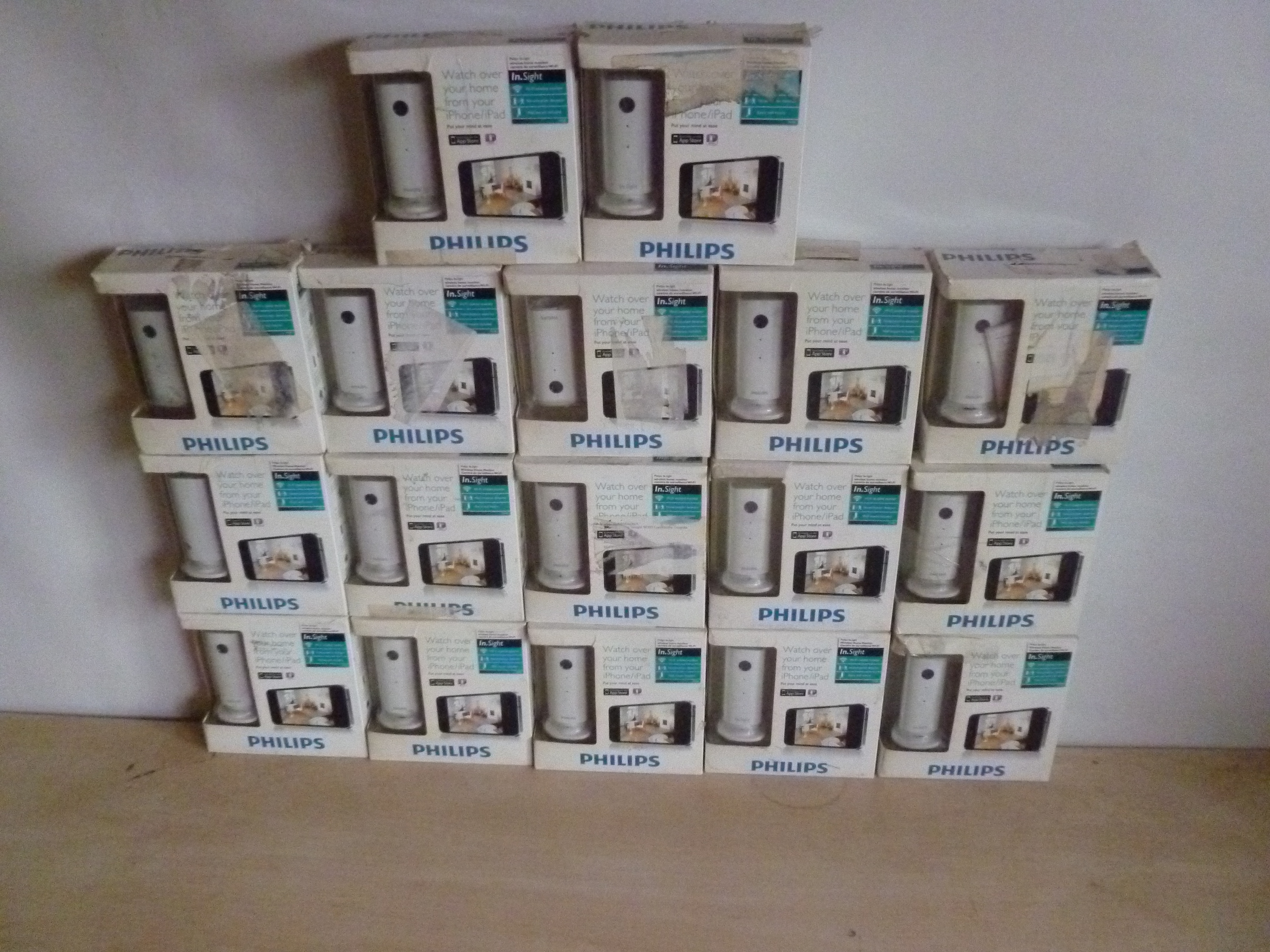 17 x Philips In Sight Wireless Home Monitor Security Cctv For Iphone Ipad M100/12 NEW