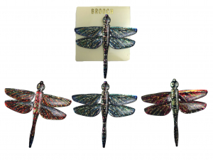 Wholesale Joblot of 100 Mixed Coloured Dragonfly Fashion Brooch Pins
