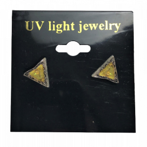 Wholesale Joblot of 50 Yellow Gem UV Light Jewellery Earrings