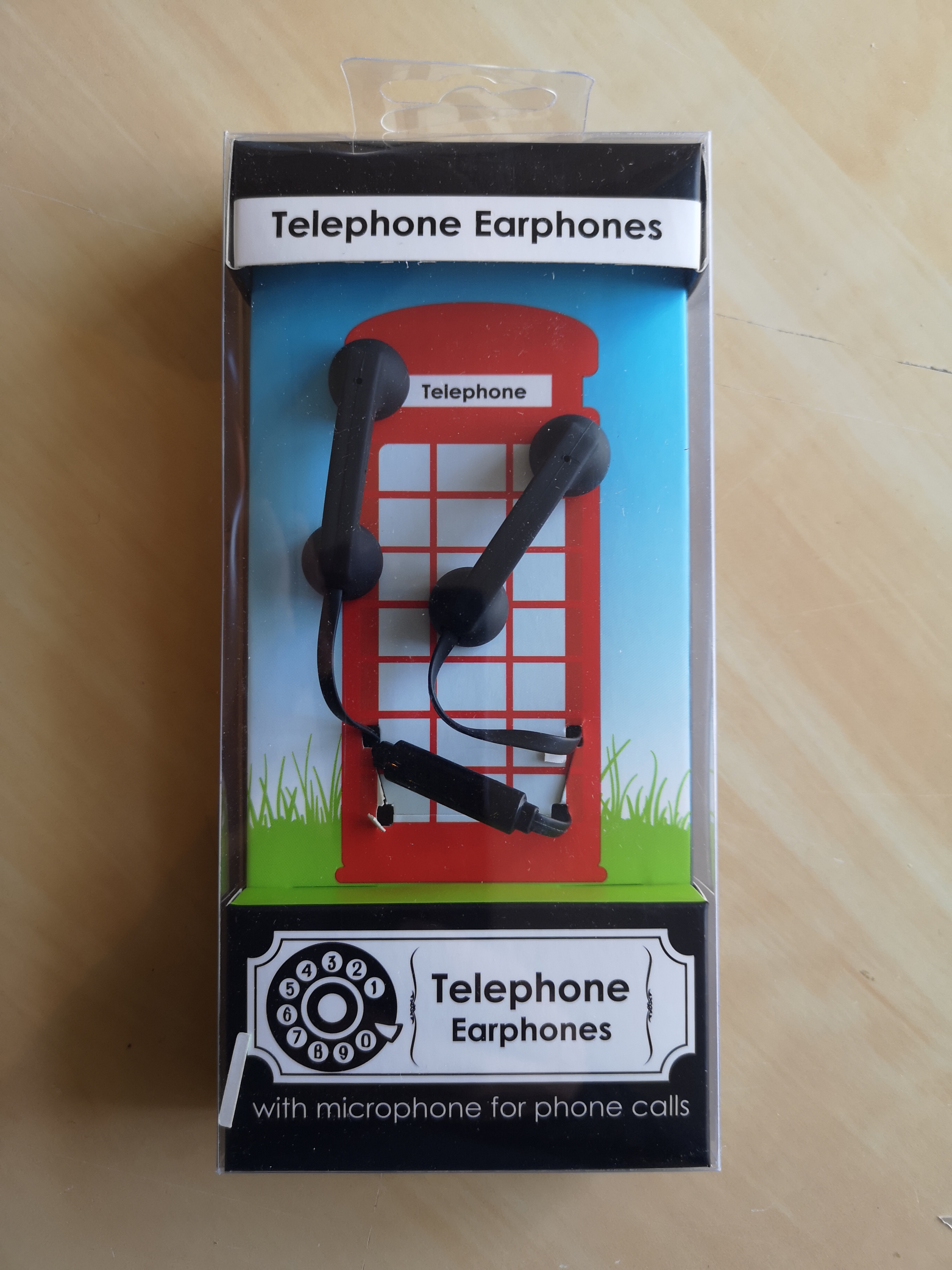 x11 Retro Telephone Earphones - Earbuds with Microphone by DZine