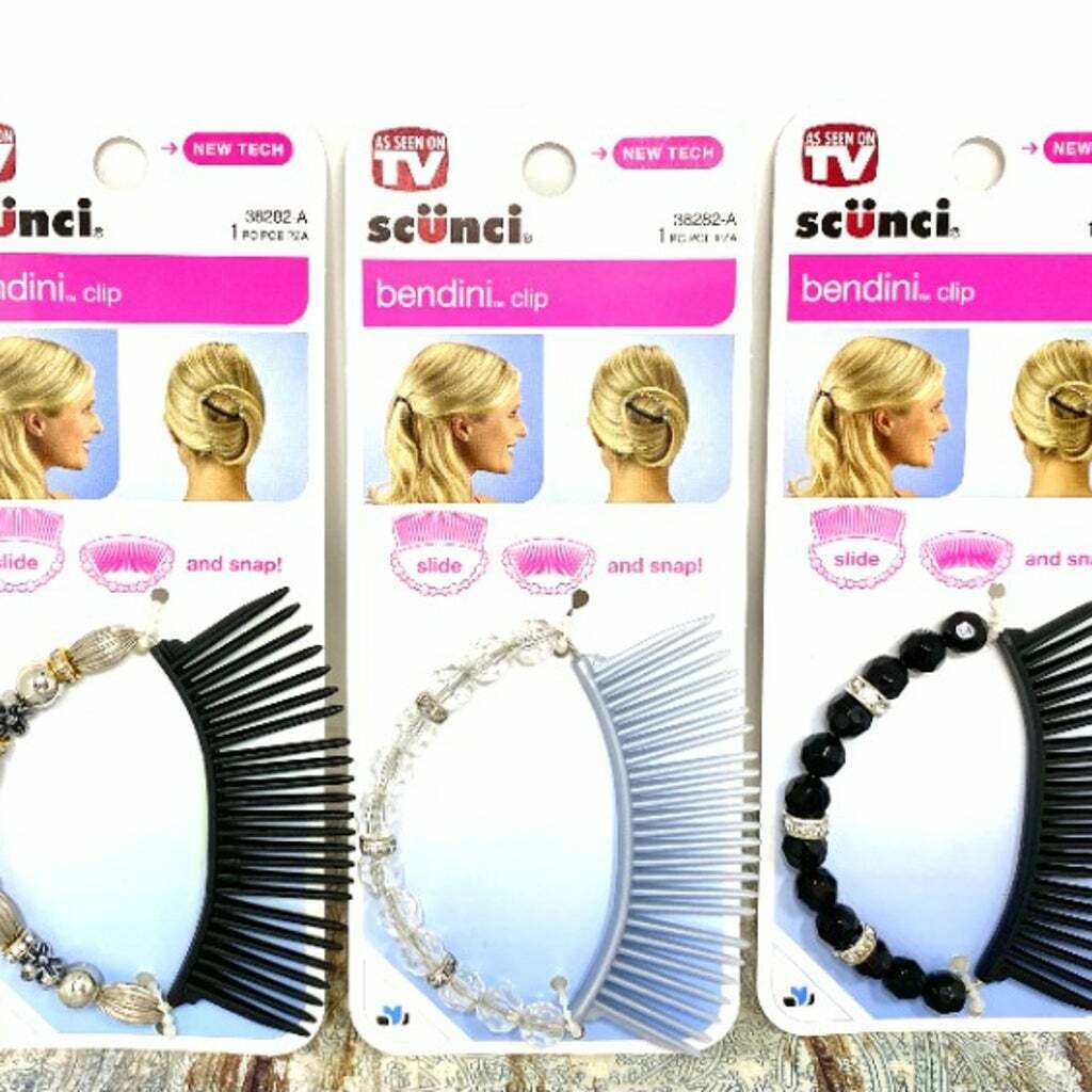 Assorted Scunci Bendini Clip Bend Slide And Snap Hair Accessory