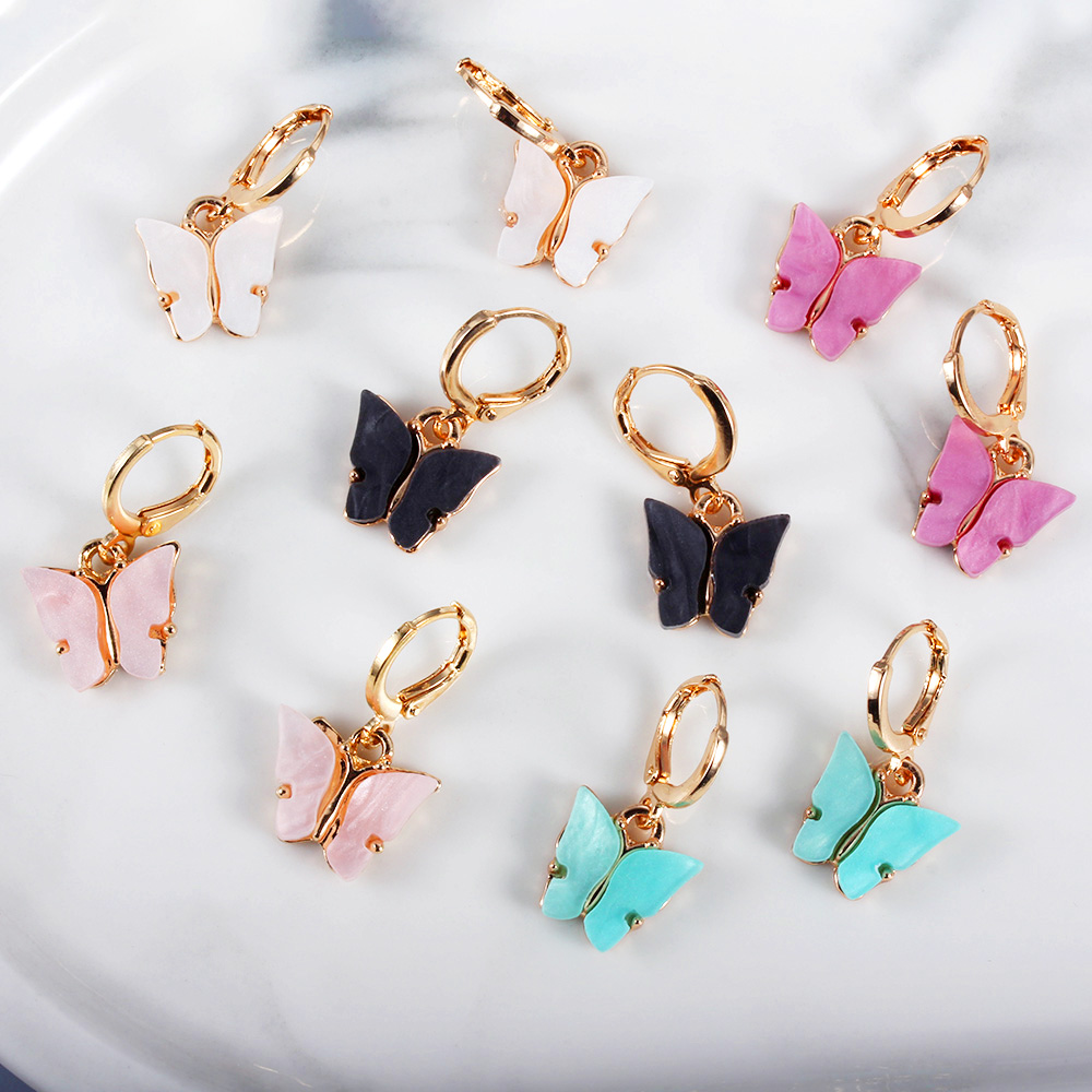 20pairs Beautiful Gold Butterfly Necklace & Earrings Set| UK SELLER GCJ171-Earrings