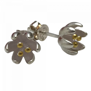 One Off Joblot of 5 MBLife 925 Sterling Silver Open Flower Stud Earrings