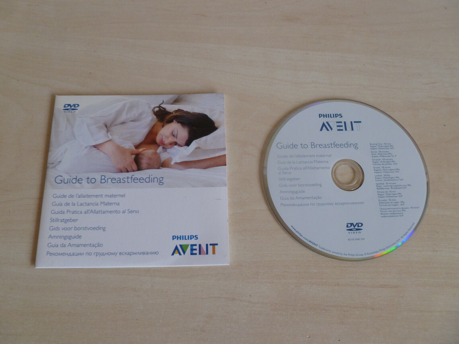 39 x Philips Avent Guild To Breast Feeding DVD - New