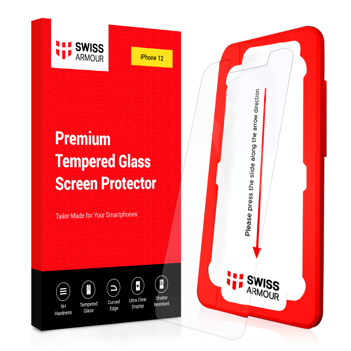 Swiss Armour iPhone 12 Mini 5.4” 2 Pack Screen Protector