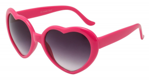 Wholesale Joblot of 50 Ladies Heart-Shaped UV400 Protection Sunglasses Pink