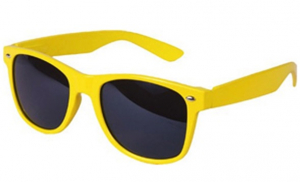 Wholesale Joblot of 50 Unisex Yellow Wayfarer Sunglasses UV400 Protection