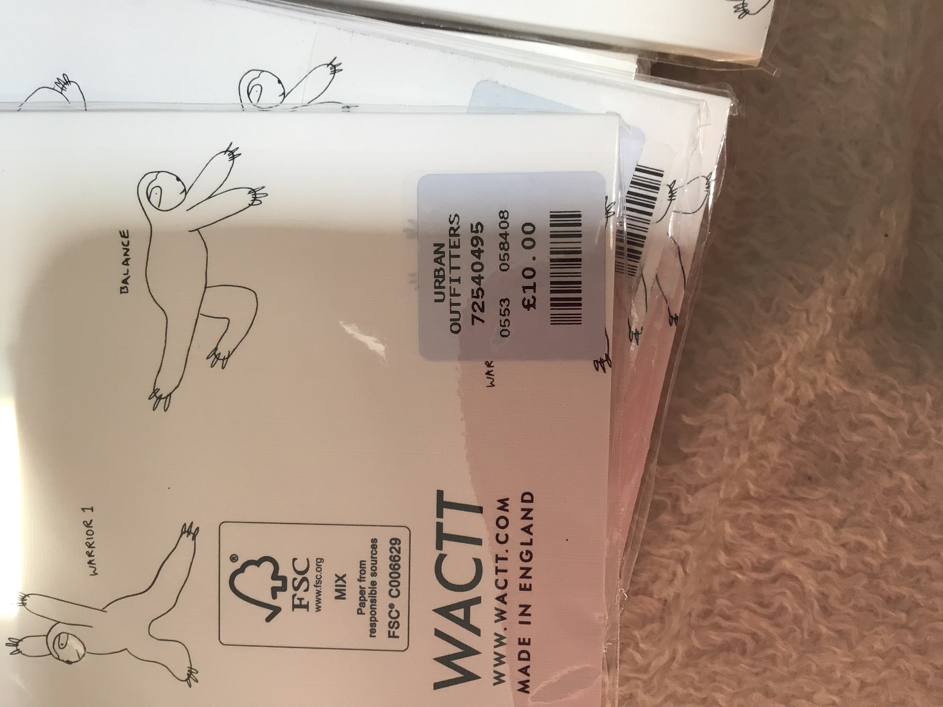 Sloth notepads