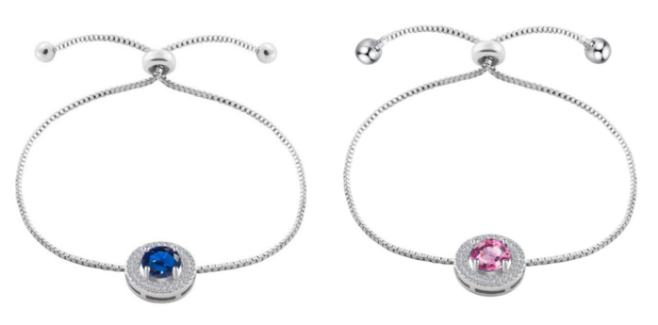 10pc_Silver Tone Crystal Adjustable Bracelet and Earrings set_UK Seller_GCJ525Variable