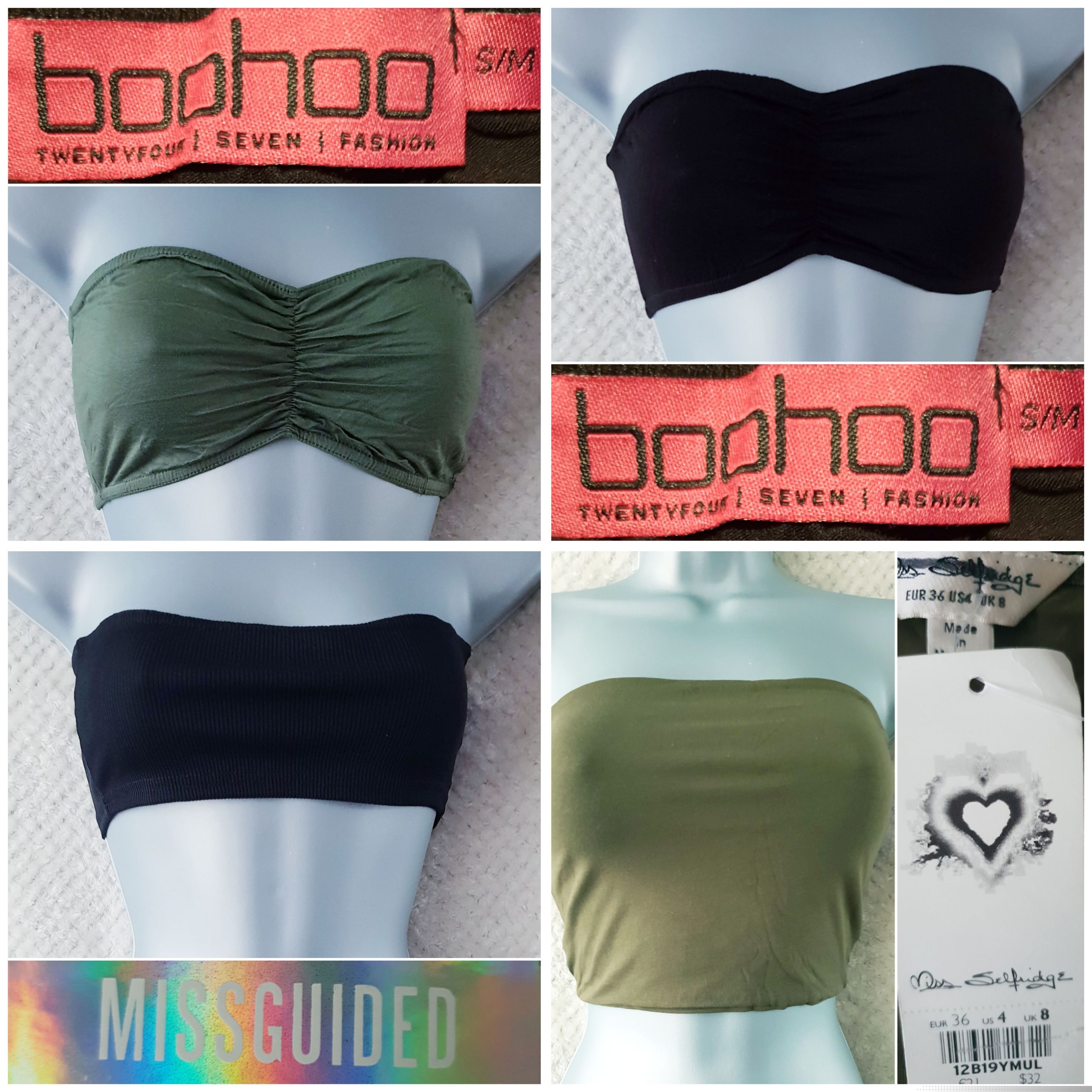 Lot (8) 50 Pcs Ladies Summer Tops 3 popular brands sizes 8 10 12 14