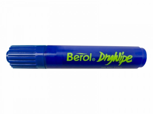 Wholesale Joblot of 1200 Blue Berol Dry Wipe Markers Chisel Tip
