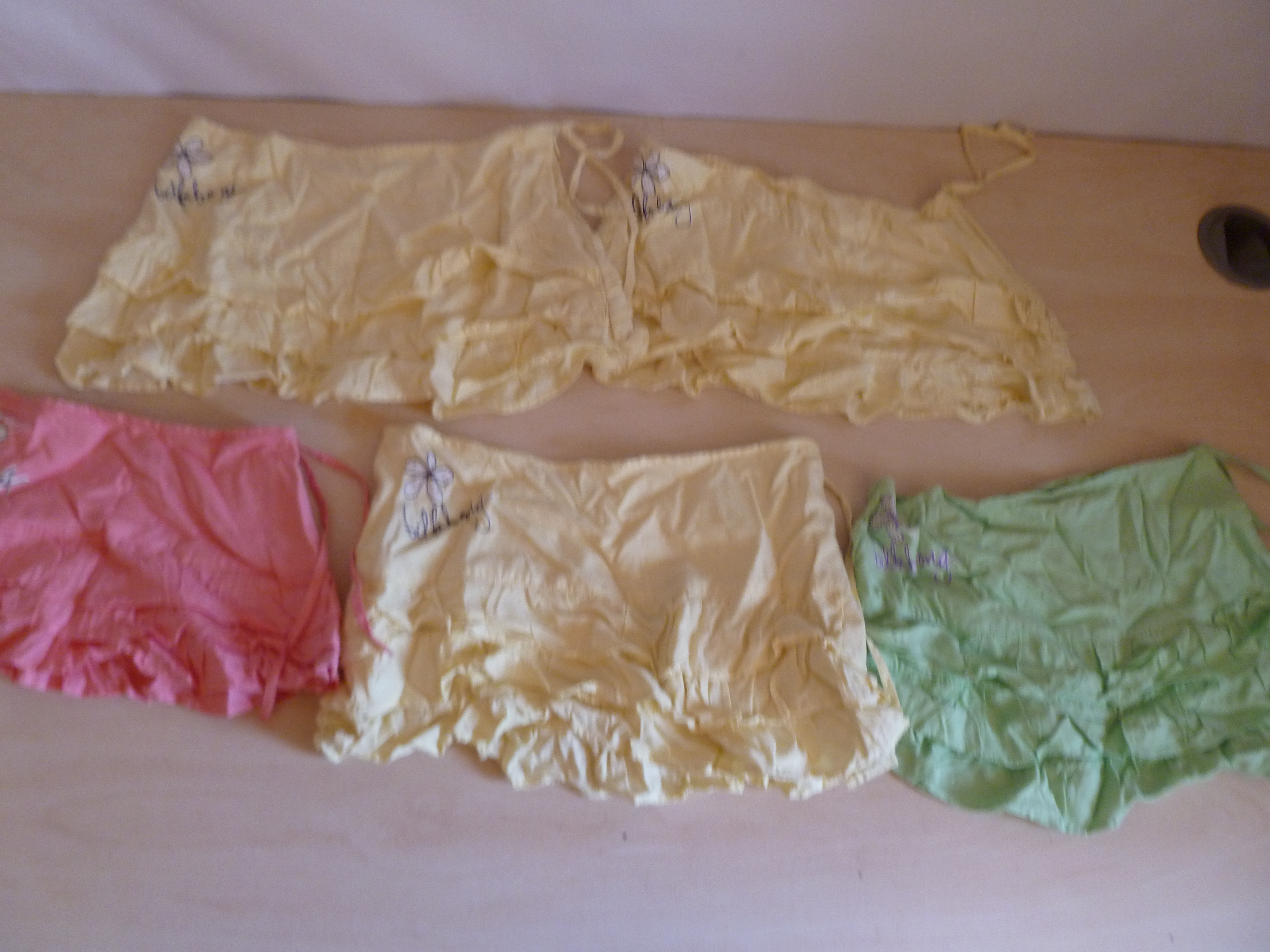 5 x Billabong Billy Girls Skirts New Yellow Green Pink Some With Small Marks All New