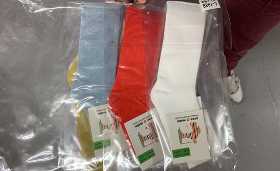 20 Dozens of New Kids Plain Socks for Resale Joblot