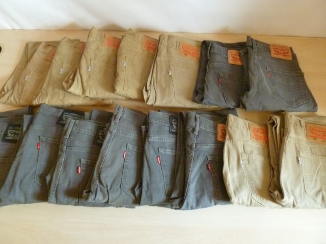 15 x Levi Strauss Jeans Mix of New Jeans Lot 6